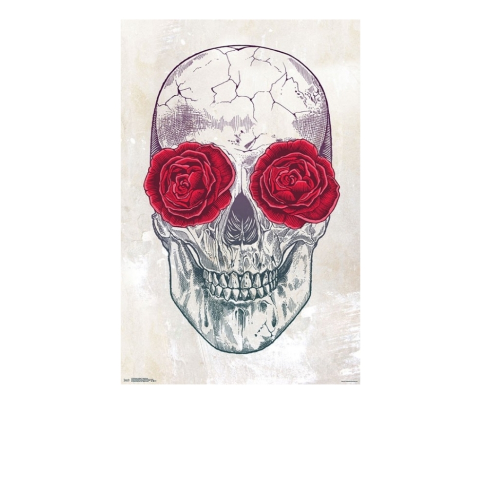 Skull & Roses Poster - Picture 2 of 3